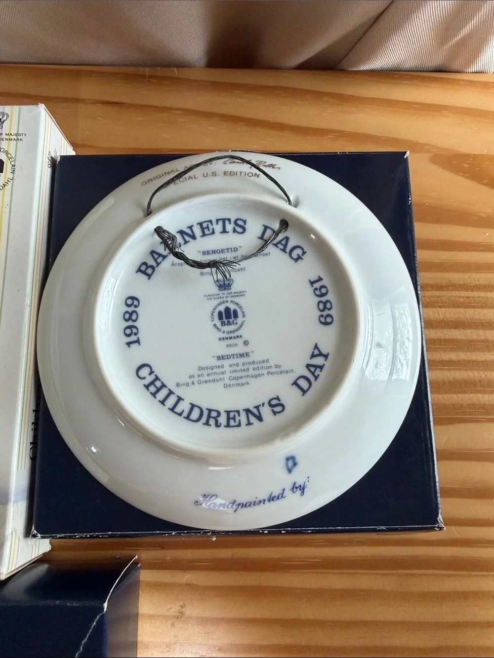 Lot of 7 Vintage Bing & Grondahl Children’s Day Plates 1985-1993 W/ Boxes